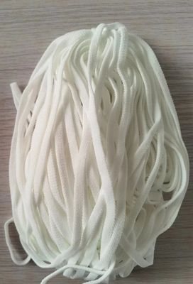 কারখানার পাইকারি 4MM 5MM কালার ফ্ল্যাট ইলাস্টিক ডিসপোজেবল পলিয়েস্টার ইয়ারলুপ